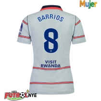 Camiseta Atletico Madrid Pablo Barrios #8 Tercera Equipación para mujer 2026-27 manga corta